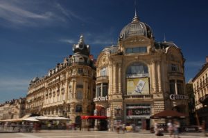 montpellier, place of comedy, building