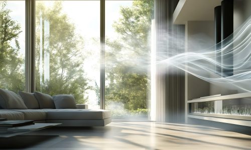 salon avec une bonne qualité de l'air